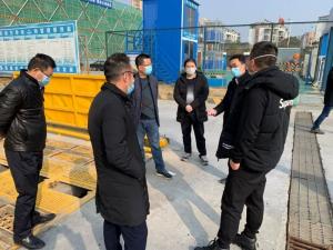 市建設(shè)局黨委書記、局長戴健督導(dǎo)檢查公司建筑工地疫情防控工作